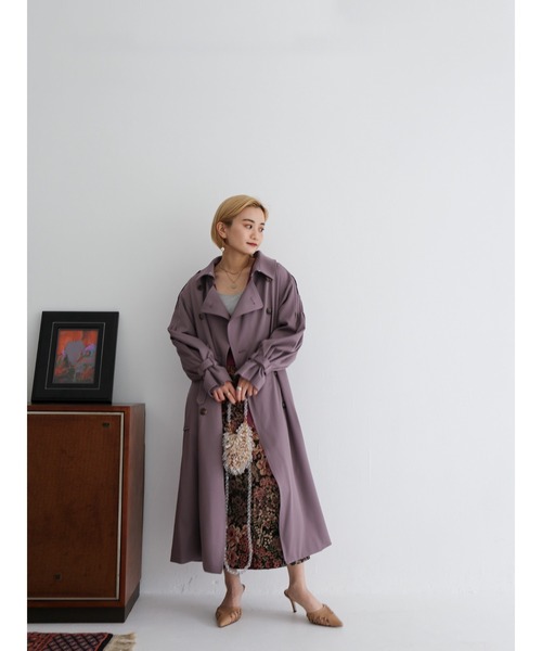 Katrin TOKYO トレンチコート コート pleats trench coat レディース