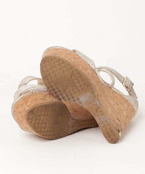 JIMMY CHOO ゴールドヒールサンダル JIMMY CHOO 「JIMMY CHOO」 ヒールサンダル 37 ゴールド
