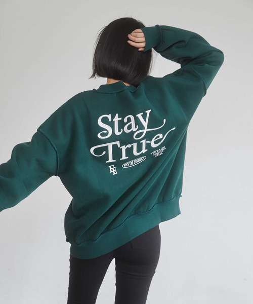 トレーナー スウェット UNISEX アウトリンキングビッグスウェット レディース