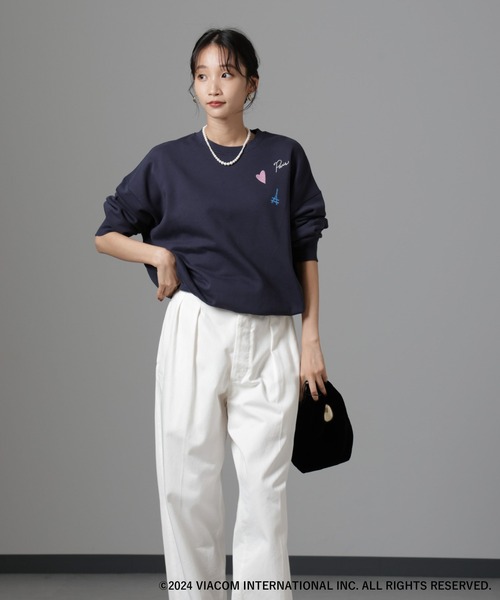NANO universe トレーナー スウェット Emily in Paris×FUDGE