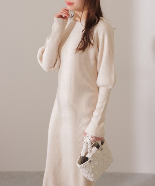 Lace Ladies（レースレディース） ワンピース ソリッドカラー クルー