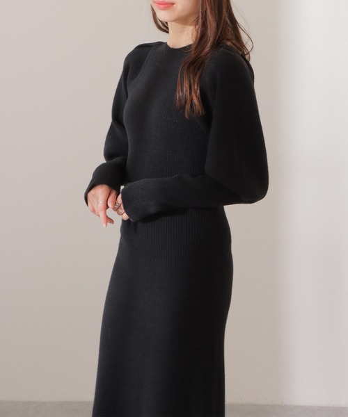 Lace Ladies（レースレディース） ワンピース ソリッドカラー クルー