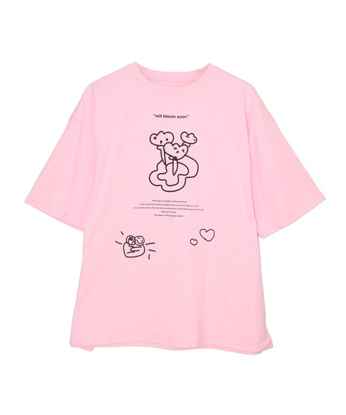 moyan ecri tシャツ 「moyan ecri」メッセージプリントTシャツ