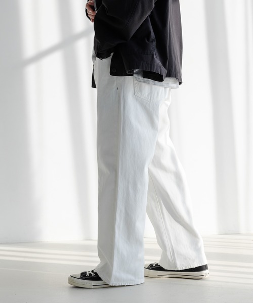 DeadonArrival 超ルーズフィット プリーツ バギー ジーンズ DeadonArrival 超ルーズフィット プリーツ バギー ジーンズ