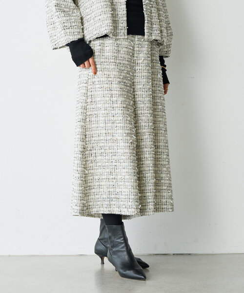 BEARDSLEY（ビアズリー） パンツ リボンツイードキュロット レディース