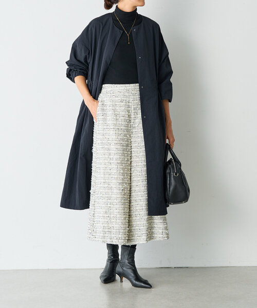 ビアズリーのキュロットスカート BEARDSLEY（ビアズリー） パンツ リボンツイードキュロット レディース