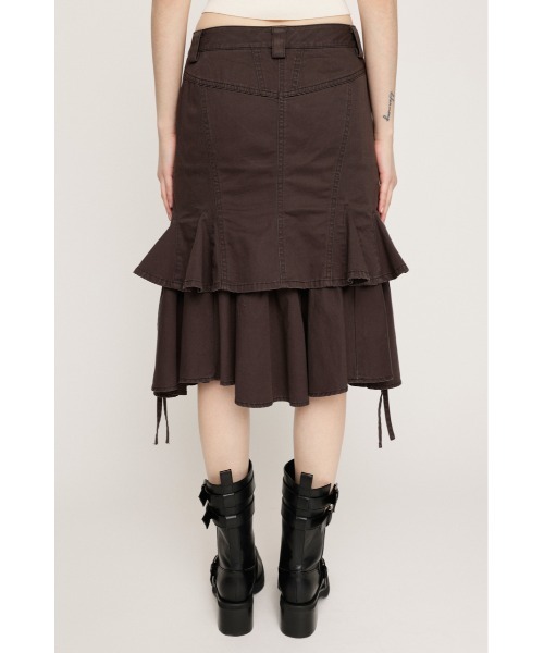 SLY（スライ） スカート L/W WASHED MIDDLE MARMAID SK ローウエスト