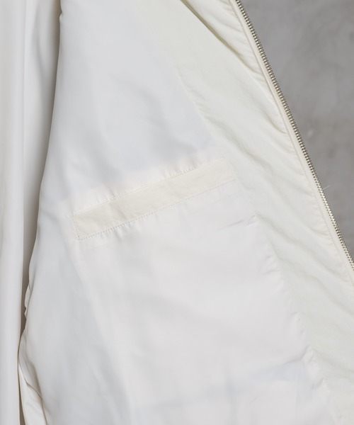 「ADRER」 ブルゾン SMALL ブラック×シルバー メンズ