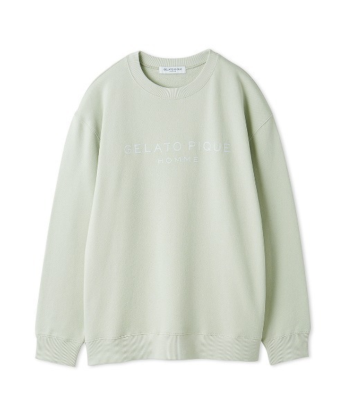 ジェラートピケオム　UNISEX リサイクルコットン裏毛プルオーバー　トレーナー gelato pique（ジェラートピケ） パジャマ 「ONLINE限定」「HOMME