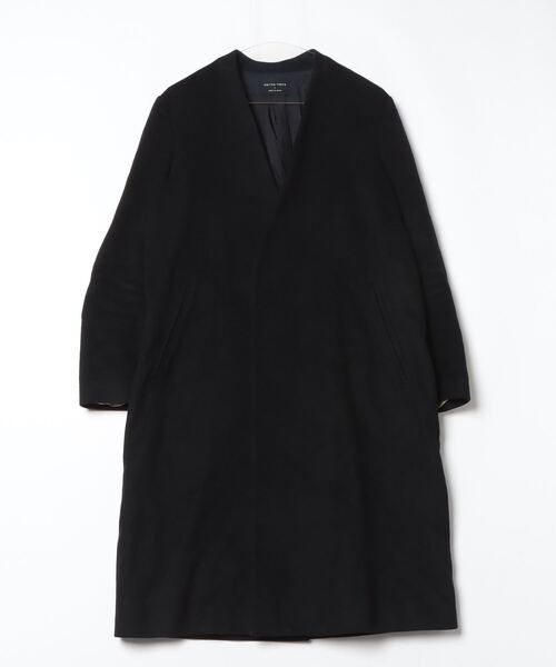 UNITED TOKYO」 ノーカラーコート 1 ブラック MEN
