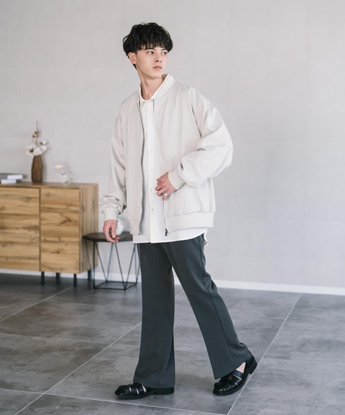 Rocky Monroe ma1 ma-1 オーバーサイズ TRストレッチMA-1/ジップ