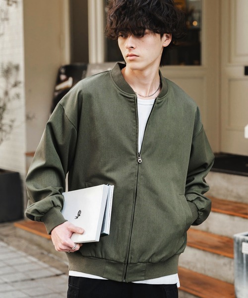 オーバーサイズショートMA-1 ベージュ Rocky Monroe（ロッキーモンロー） ma1 ma-1 オーバーサイズ TR