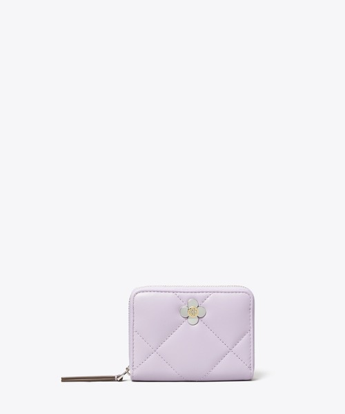 TORY BURCH 財布 キラ ダイヤモンドキルト クローバー ジップ