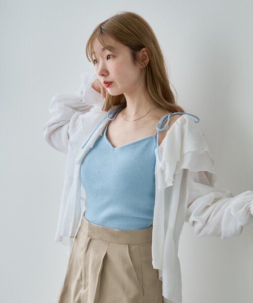 Kastane キャミソール 「新色追加/カップ取り外し可/5色展開