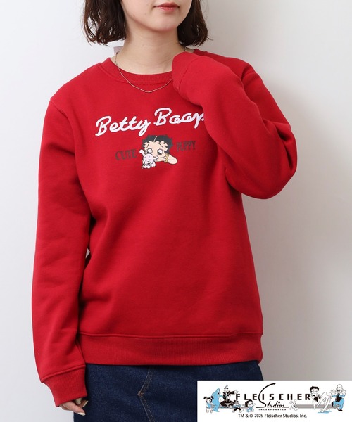 大幅値下げ ベティちゃんのトレーナー BETTY BOOP（ベティ ブープ） トレーナー スウェット BETTY BOOP（TM