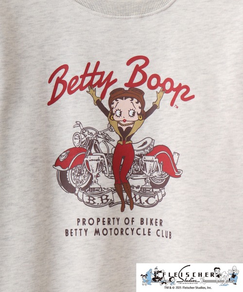 大幅値下げ ベティちゃんのトレーナー BETTY BOOP（ベティ ブープ） トレーナー スウェット BETTY BOOP（TM