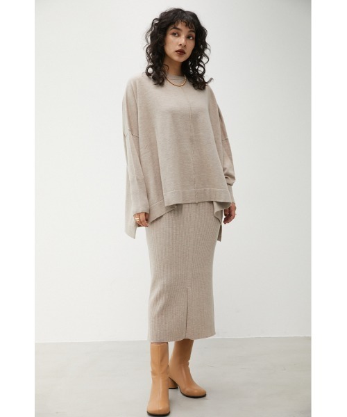 「crie conforto」 長袖ニット FREE ライトブルー レディース_画像2