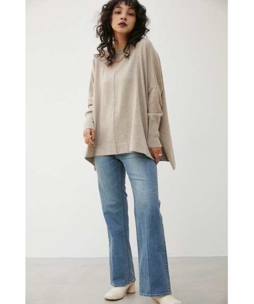 「crie conforto」 長袖ニット FREE ライトブルー レディース_画像3