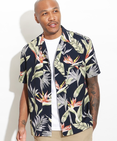 ROTAR（ローター） アロハシャツ シャツ 半袖 Leaf Rayon Aloha Shirt