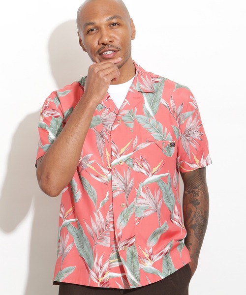 ROTAR（ローター） アロハシャツ シャツ 半袖 Leaf Rayon Aloha Shirt