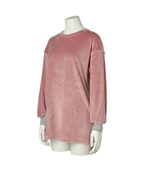「KID BLUE」 スウェットカットソー M ピンク レディース_画像3