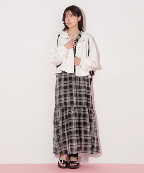 JILL STUART ジルスチュアート リボン ナイロンぺプラムブルゾン JILL by JILL STUART（ジルバイジルスチュアート） ブルゾン アウター