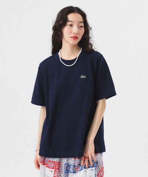 tシャツ 「別注」LACOSTE / ヘビー ピケ Aライン Tシャツ レディース LACOSTE tシャツ 「別注」LACOSTE / ヘビー ピケ Aライン T