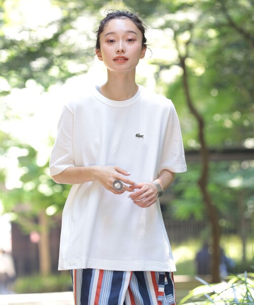 tシャツ 「別注」LACOSTE / Aライン Tシャツ レディース LACOSTE tシャツ 「別注」LACOSTE / ヘビー ピケ Aライン T