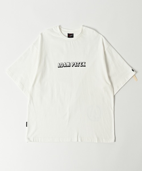 tシャツ ADAMPATEK/shadow logo short sleeve T/シャドウロゴプリントTシャツ(AP2514018) レディース メ ADAMPATEK/shadow logo short sleeve T/シャドウロゴプリントT