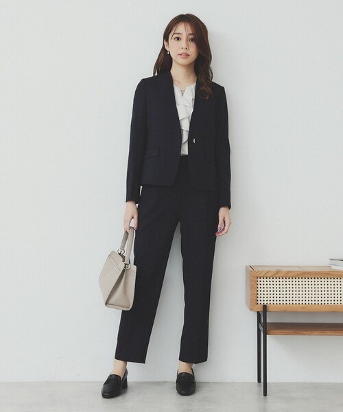 レディースパンツ5本 ニジブラ nijibra ツータックスラックス ワイドパンツ 冷感