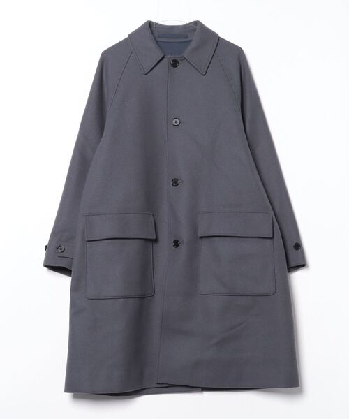 BEAUTY&YOUTH Steven Alan スタンドカラーコートM Steven Alan＞ビーバー スタンドカラー コート（ノーカラーコート