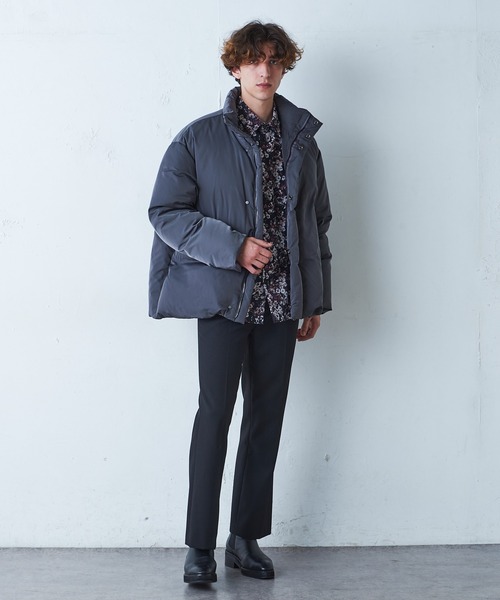 「Lui's」 ダウンジャケット MEDIUM ブラック メンズ_画像4