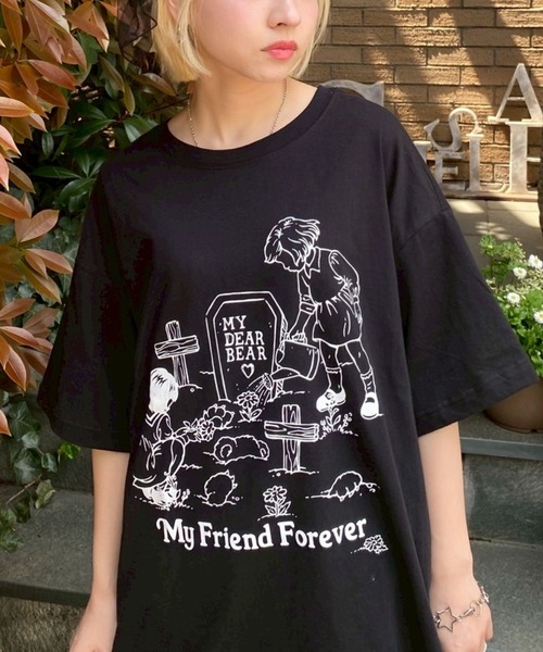 Candy Stripper（キャンディーストリッパー） tシャツ 半袖 MY FRIEND