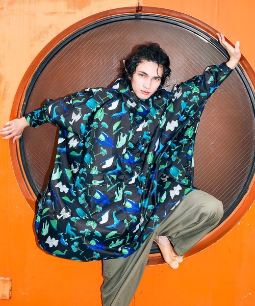 レインコート カッパ KiU/キウ 　NEW STANDARD RAIN PONCHO 2ND ROLLING CRADLE レディース メンズ