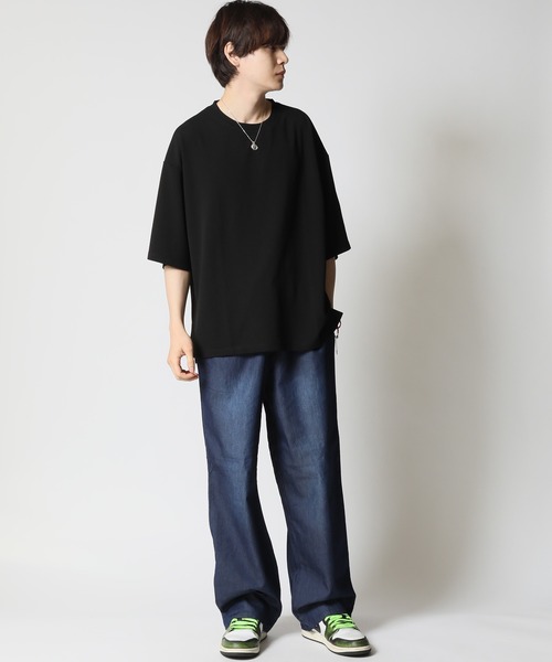 ARCADE tシャツ 身にまとうUVケア！梨地素材 クルーネック