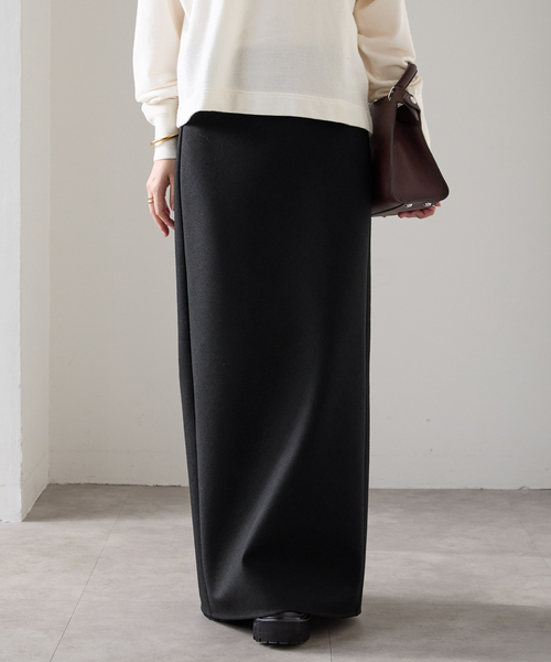 「VERMEIL par iena」 タイトスカート 36 チャコールグレー レディース_画像2