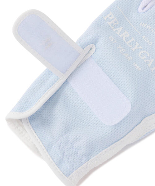 ★PEARLYGATES[パーリーゲイツ] 細リボン両手グローブ 女性用 ★ PEARLY GATES 手袋 「PEARLY GATES」細リボン両手グローブ (両手