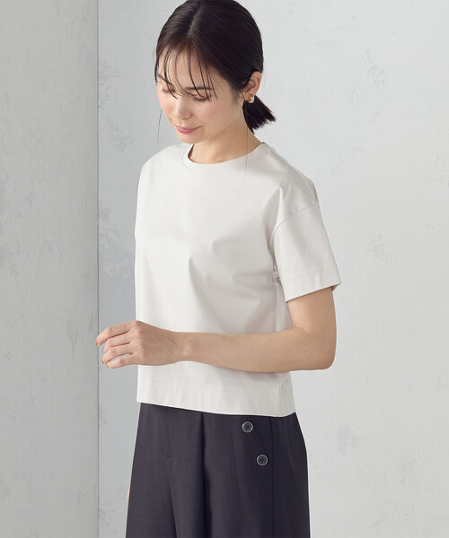 COMME CA ISM（コムサイズム） tシャツ 半袖 ボックスシルエット