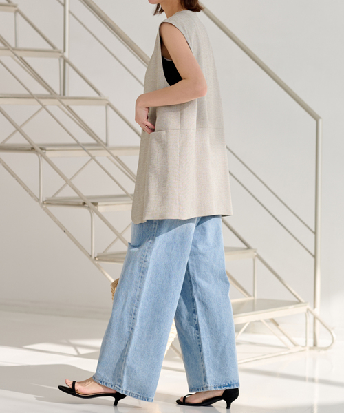 JOURNAL STANDARD relume ノーカラージレ JOURNAL STANDARD relume ベスト ジレ 「追加2」ノーカラージレ