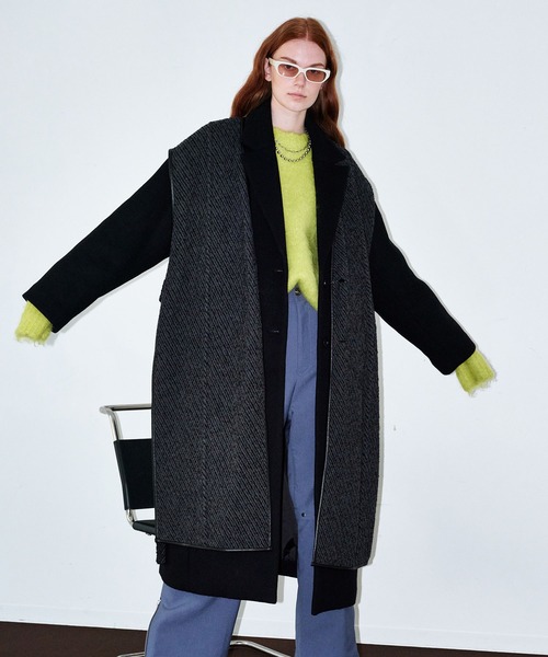 MAISON SPECIAL（メゾンスペシャル） ステンカラーコート FREE ブルー