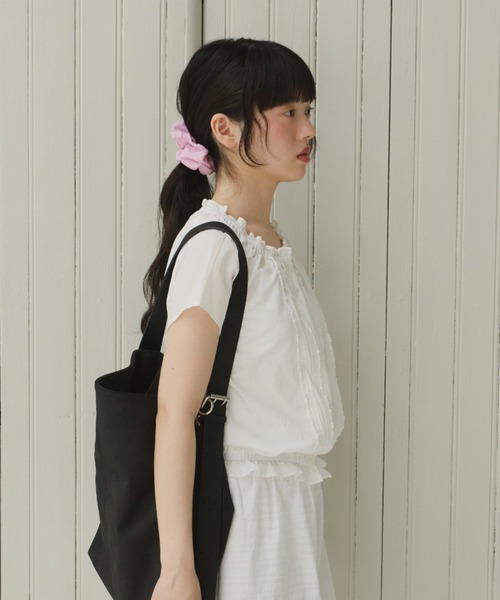 ブラウス シャツ frill line puff blouse / フリルラインパフブラウス レディース GIUNON ブラウス シャツ frill line puff blouse / フリルライン
