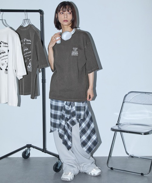 Anchor Smith tシャツ ヴィンテージ加工 オーバーサイズ