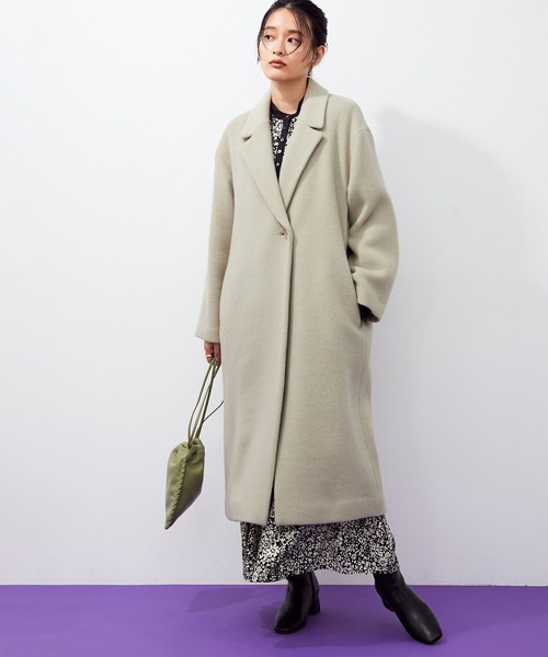 ADAM ET ROPE'（アダムエロペ） チェスターコート 36 ベージュ系その他