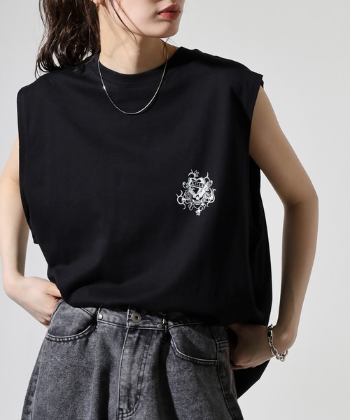 Ed Hardy（エド・ハーディー） スマホショルダー tシャツ ノースリーブ