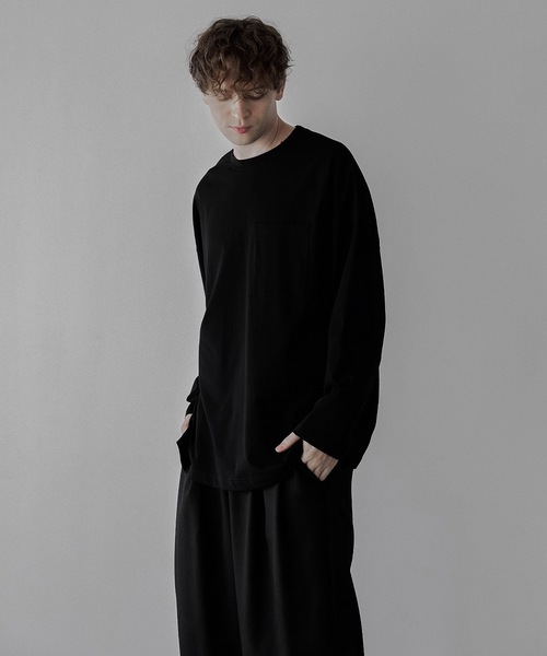「remer」 長袖Tシャツ LARGE テラコッタ メンズ