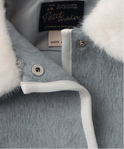 「petit main」 「KIDS」ステンカラーコート 130cm ライトベージュ キッズ_画像8