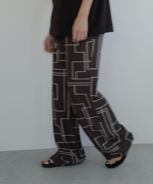 anuke アンヌーク Geometric Easy Pants イージーパンツ ànuke online store（アンヌーク） / Geometric Easy