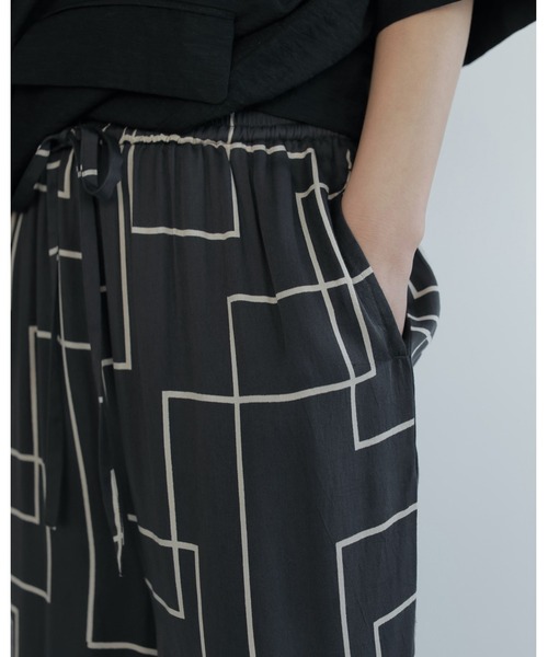 anuke アンヌーク Geometric Easy Pants イージーパンツ anuke（アンヌーク） パンツ Geometric Easy Pants レディース