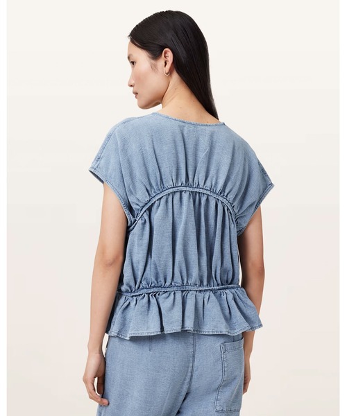 ALLSAINTS（オールセインツ） REMY GATHERED TOP | REMY ギャザー
