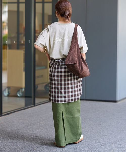 JOURNAL STANDARD relume tシャツ 「25AW新作」刺繍ロゴハーフ